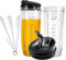 Blender Replacement Parts for Ninja Blender-32 OZ Cups with Flip Top to-go Lid Compatible with Nutri Ninja BL450 BL454 BL456 BL480 BL481 BL482 BL490 BL640 BL642 BL682