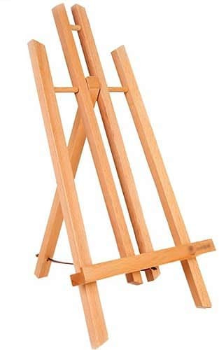 CABLEPELADO Caballete de Madera de Pino | Mini para Pintura | Apto para Lienzos hasta 40 cm