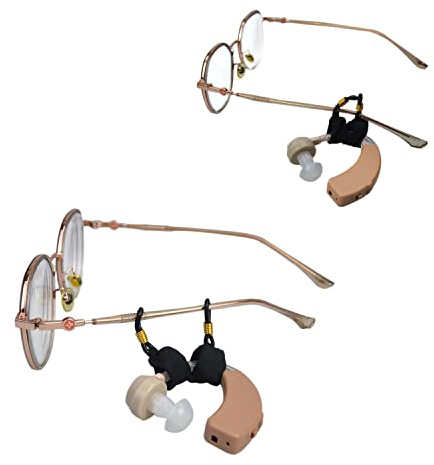 Hearing Aids Glasses Connectors Anti-Lost Hearing Aids Holder for Different Eyeglass Legs