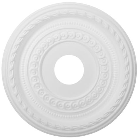 HOLIDYOYO Ceiling Medallion Light Cover Plate PU Chandelier Canopy for Modern Decor Easy Installation Ceiling Fixture for Home and Office Spaces