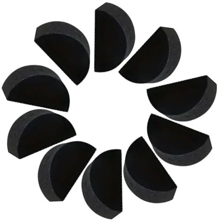 Zqkimzi Éponges à peinture pour peinture,éponges à peinture pour le visage | 10X éponges semi-circulaires à petites gouttelettes d’eau,Fournitures de peinture faciale haute densité, accessoires de