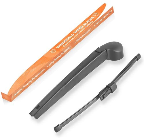 GEARCELL Rear Windscreen Wiper Blade and Arm Set Fit for VW Polo 2005-2009 Direct, Windscreen Wiper Assembly Automotive Replacement windscreen Wiper Blades Easy Install