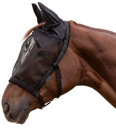 Waldhausen Weidehalfter mit Fliegenmaske, schwarz, WB