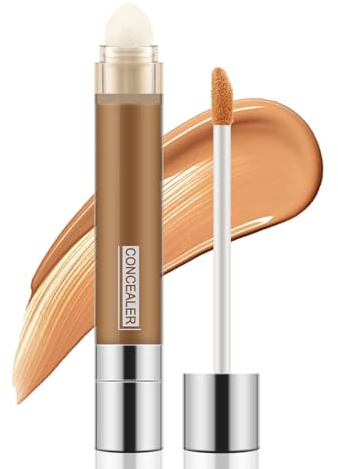 Boobeen Dual Ended Liquid Concealer Stick für Frauen, Natural Eye Concealer für dunkle Augenringe, Long Lasting Foundation mit Full Coverage Makeup