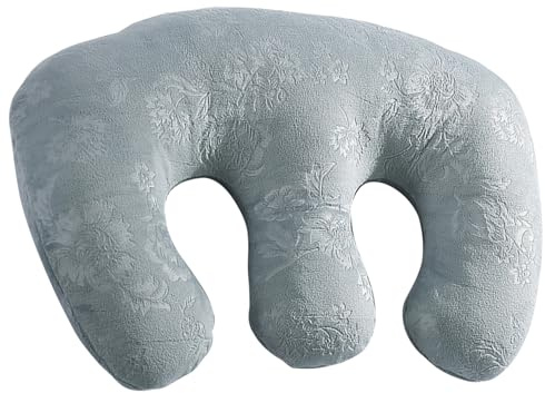 Vistnale Prone Pillow, Breast Pillow, Ergonomic Detachable Chest, Prone Cushion for Napping, Breast Support Pad Bolster SPA Beauty Salon Massage Table Sleep, Grey