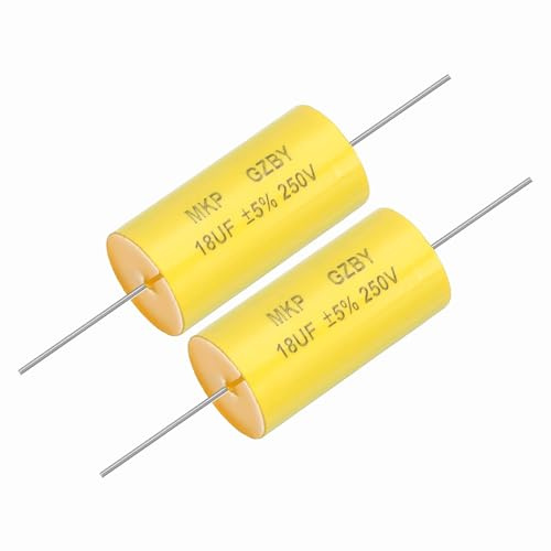 QUARKZMAN 2 st 18 uf 250 V axiell frekvensdelare kondensator för MKP filmkapacitet ljudhögtalare
