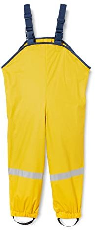 Playshoes Mixte Regenlatzhose Pantalon De Pluie, Jaune (Jaune), 8 ans EU