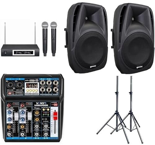 825 PACK - IMPIANTO AUDIO COMPLETO PER ANIMAZIONE PUB DISCOBAR KARAOKE ECC