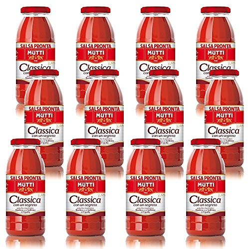 12x Mutti Salsa Pronta Pomodoro Classica Tomatensauce 100% Italienisch 300g