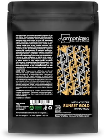 Henné Sunset Gold Biondo Medio Bio - tinta vegetale