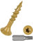 DTGN #8x1 Deck Screws - 300Pack - Good for Decks, Fences, Frames, Farms, Outdoor Furniture - Carbon Steel Wood Screws W/ T25 Torx Star Drive Bit - Tan