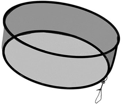 ＡＷＨＡＯ Cubierta de Red para Barril de Lluvia, Cubierta para Cubos de Recolección de Agua, con Cordón, Malla para Barril de Lluvia, 63 Cm X 63 Cm X 25