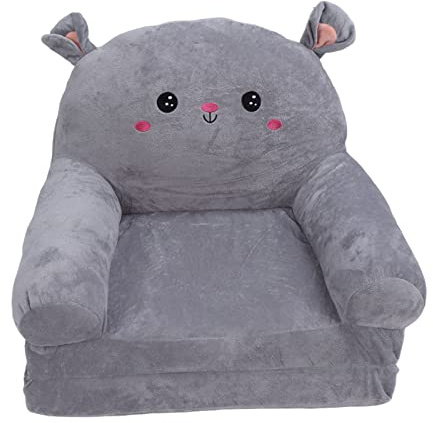 Fafeims Sofá para Niños Pequeños, sofá Plegable de Dibujos Animados para Niños, sofá Convertible de Tela y Esponja con Cojines Extraíbles para Jugar la Siesta (2 Niveles)