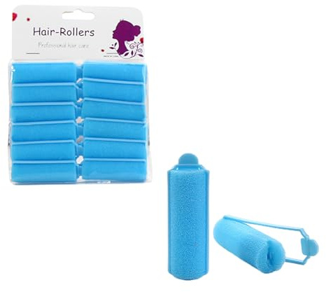 Bigodini per capelli in schiuma, set di 50 bigodini senza calore