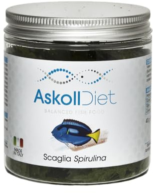 Askoll 280507 Diet Mangime per Pesci in Scaglia Spirulina, M