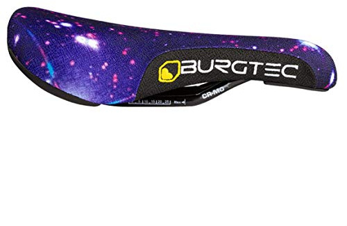 Burgtec The Cloud Boost Mountain Bike Saddle - Nebula, Cro-Mo Rails/MTB Riding Cycling Cycle Part Bicycle Seat Comfort Chair Pad Part Component Off Road Enduro Downhill Freeride Dirt Jump Trail