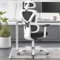 DoChair Silla Escritorio Ergonómica Silla Oficina con Ruedas, Altura &Inclinación Ajustables, con Soporte Lumbar &Reposacabezas Ajustable & 3D Apoyabrazos,Malla Transpirable,Carga Máxima 150kg