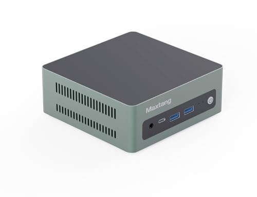 [Dual 2.5G LAN] Barebone Mini PC Intel N100 [UP to 3.4 GHz] DDR4 4C/4T 6MB Cache Small Desktop PC 4K@60Hz Quiet mini Computers with Full functioned USBC (NO OS, NO Ram NO SSD)