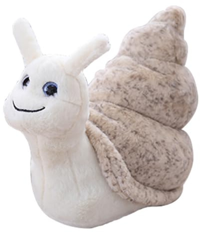 champracer Schnecke Plüschtier, Kuscheltier Schnecke Stofftier für KinderPlüschpuppe, zum Kuscheln und Spielen Kuscheltiere Geschenk (27 cm,Grau)