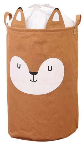 Panier Rangement Bébé,Osuter 60L Panier en Toile pour Vêtements de Bébé,Panier Rangement Enfant,Pliable Sac à Linge,Grand panier à linge,Panier à Linge Pliable,Cordon Paniers à Linge