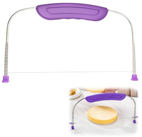 1 Stück Tortenschneider Tortenbodenschneider,Kuchenschneider Tortenteiler,Tortensäge Kuchenteiler,Torten Schneidehilfe,Kuchen Schneidehilfe,Tortenschneider Draht,Tortenbodenteiler Schneiden