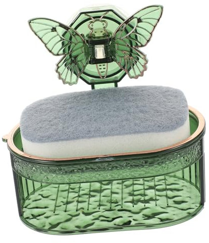 Portasapone con Ventosa Box per Drenante Design Facile Installazione e Manutenzione per Bagno e Doccia per Saponi Solidi e Spugne