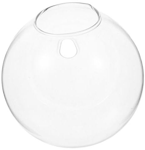 BESPORTBLE Vase Hydroponie Suspendu Verre Transparent Support Plante Aérienne Mural Élégant pour Décor Intérieur Moderne Jardinière Murale Gain de Place pour Plantes Vertes