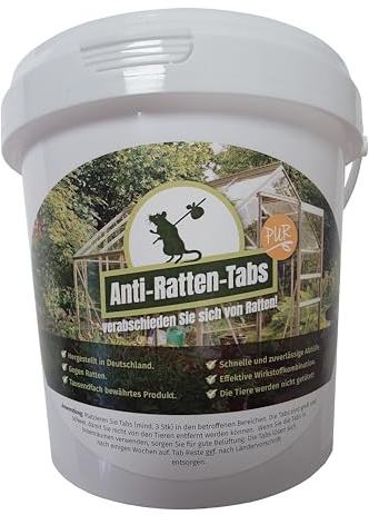 Anti Ratten Tabs - Weltneuheit - ohne Rattengift