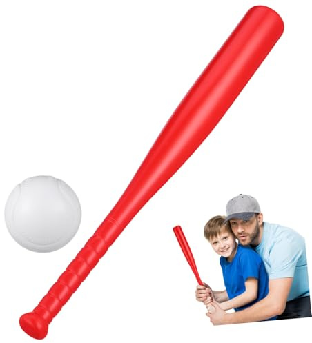Kisangel Kit De Baseball Jouet Plastique pour Garçon Et Filles Batte De Baseball Et Balles Jeu Extérieur Interactif pour Motricité Et Coordination Œil-Main Cour Et Parc