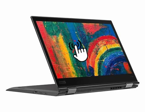 Lenovo ThinkPad X1 Yoga Gen 3, ordinateur portable 2 en 1, écran tactile FHD 14, Intel Core i5-8350U, 8 Go de RAM, SSD 256 Go, clavier QWERTY américain, Windows 11 Pro (reconditionné)