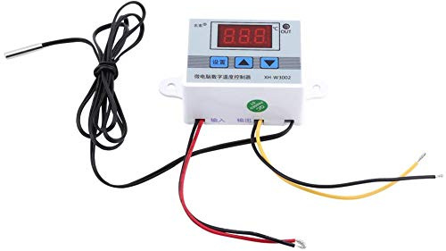 Digital Temperaturregulator Förkopplad Termostat med Vattentät Sensor XH-W3002 DC 24V 2-stegs Värme- och Kylläge