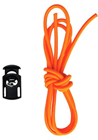 MagiDeal Elastische Gummiseil Expanderseil und 1er Kordelklemme Kordelstopper für Schwimmbrille Schnorchelmaske Tauchermaske Halter Bänder, Brillenbänder