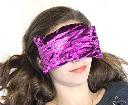 Candi Andi Eye Pillow - Flax Seed Fill - Lavender Scented - Majestic Purple