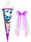alles-meine.de GmbH mit 3D Effekt Glitzer ! - Schultüte - Bunte Schmetterlinge - 85 cm - 6 eckig - incl. große Schleife - Glimmer/Rüschen & Organza Abschluß - Zuckertüte Ro..