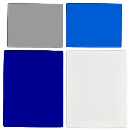 Farberware Flexible Kitchen Cutting Mat Set - Made in the USA - Cross-Contamination Prevention, 8x10 and 11x14 Inches, Non-Slip Design - Easy-Care Kitchen Essential, 4-Piece