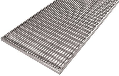 B2 Norm Gitterrost Pressrost verzinkt 400x900x20mm Masche 30/10