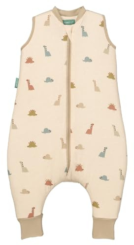molis&co - Pijama Manta con Pies 2.5 TOG - 90 cm (3 años) - Ideal para Invierno - Suave y cálido - 100% algodón (Oeko-Tex 100) - Dinos