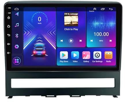 Android 14.0 2 DIN Stereo Autoradio, Touchscreen QLED da 9 pollici Stereo Auto per Fiat Perla Idea 2009-2014 - Carplay Android Auto DSP -con 4G WiFi SWC BT 5.0 + Telecamera di Backup(P4 4G+WIFI 8Core