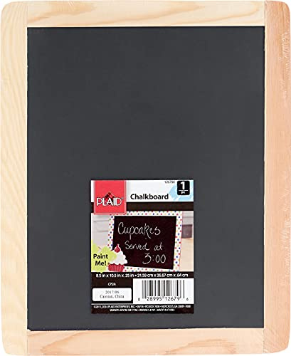 Plaid Dubbelsidig inramad griffeltavla, 8,5 tum x 10,12,7 cm, 1 pack