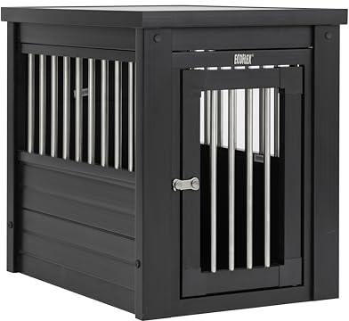 New Age Pet ecoFlex Pet Crate/End Table, Espresso, Small