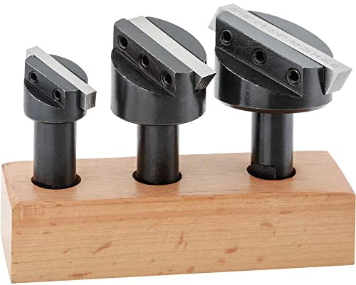 Grizzly H5935 Fly Cutter Set with Tool Bits, 1/2-Inch