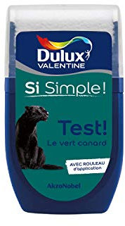 Dulux Valentine Peinture Si Simple - Testeur Couleur le Vert Canard 30 ml