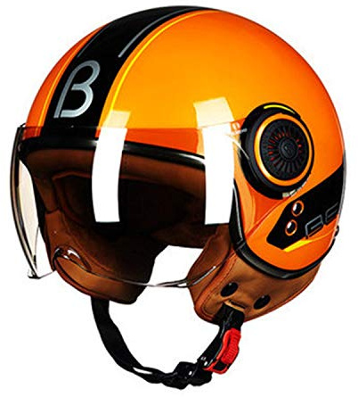 Vintage Jet hjälm · Motorcykel hjälm Scooter hjälm Scooter hjälm Moped Moped hjälm Chopper Retro Vintage Pilot Biker hjälm · ECE 22.05 godkännande med visir öppen ansiktsmask E, L