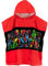 Marvel Handtuchponcho | Avengers Badeponcho Jungen | Badetuch Kinder Jungen | Kapuzenhandtuch Kinder | Einheitsgröße Rot