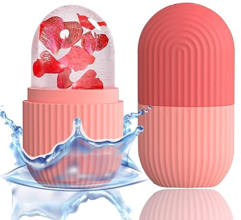 Pam Herbals Ice Face Roller - Silicone Facial Ice Cube Mould for Face, Eyes & Neck Massage, Reusable Cordless Cooling Skin Care Beauty Tool for Daily Self Care Routine (Pack of 1)
