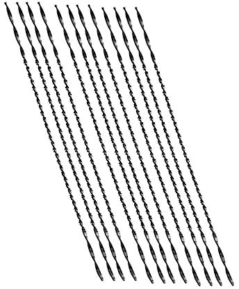 KONTONTY Kleiner U-förmige Hand Laubsägeblätter 12 Stück Stahl Spiralklingen Selbstgemacht Sägezubehör Für Präzises Kurvensägen