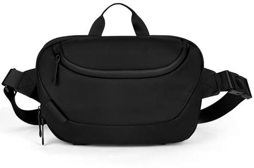 flintronic 9-11 Bolsa Protectora de Tableta, Bolso de Hombro, Bolso de Mensajero Impermeable con Correa Ajustable, para Trabajo, Compras, Escuela, Viajes, Uso Diario (Negro)