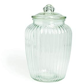 Excelsa Chic Barattolo Vetro, 15x15x24.5 cm