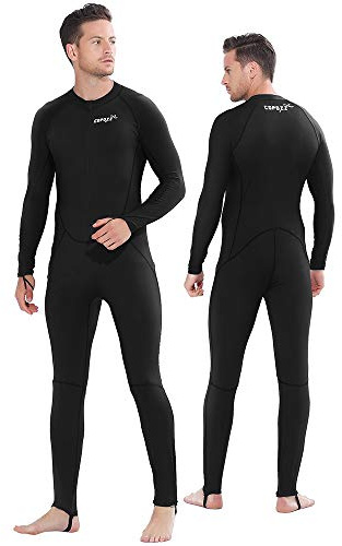 COPOZZ 1mm Wetsuit for Men Women, UPF50+ Full Body Rash Guard Dive Skins