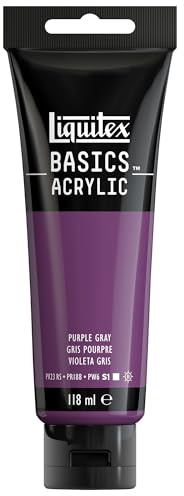 LIQUITEX Basics Acrylic Paint Purple Gray, 118 ml Tube